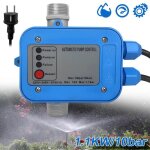 Aufun pump control pressostat manom�tre automatique pompe � eau max. 10 bar avec c�ble et fiche pour ...