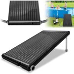 R�chauffeur de piscine - aufun - mod�le plat - 1115 x 66 cm - chauffage solaire - couleur noire
