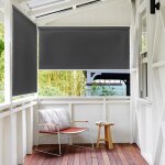 Aufun stores ext�rieur r�fl�chissante occultant enrouleur enrouleurs balcon vertical pare - vue pour ...