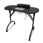 Aufun table de manucure pliable portable avec roulettes avec tiroir de rangement et sac portable 98 x ... Aufun table de manucure pliable portable avec roulettes avec tiroir de rangement et sac portable 98 x ...