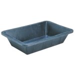 Auge de maçon flexogom 25 l - vinmer - sans poignée - caoutchouc synthétique Auge de maçon flexogom 25 l - vinmer - sans poignée - caoutchouc synthétique
