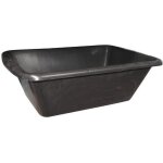 Auge de maçon en polyéthylène noir 13 l - fischer darex Auge de maçon en polyéthylène noir 13 l - fischer darex