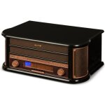 Auna belle epoque 1908 chane hifi stro rtro complte avec platine vinyle usb lecteur cd mp3 tuner ...