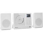 Radio internet - auna - connect vertical - tuner dab + lecteur cd mp3 bluetooth - 2 enceintes st�r�o