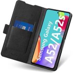 Aunote housse samsung a52s - a52 rabat - clapet housse protection samsung a52s etui galaxy a52 en cuir ...