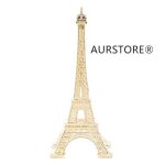 Aurstore - souvenirs de france - tour eiffel miniature mtal - couleur : dore - taille : 25cm