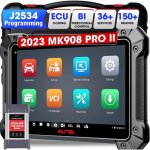 Autel mk908 pro ii valise diagnostique auto (amlior ms908p ii) programmation ecu j2534 outil de diagnostic ...