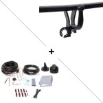 Attelage renault megane 4 berline (02 / 16 - ) col de cygne + faisceau universel 7 broches + boitier ...