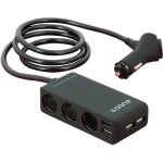 Auto - t multiprise 12 / 24v + 4usb. forte puissance 68a