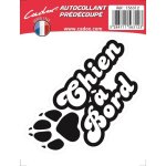 Autocollant adh�sif stickers chien a bord