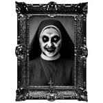 Autocollant cadre baroque vintage none 58x45cm noir - decoration de fete halloween Autocollant cadre baroque vintage none 58x45cm noir - decoration de fete halloween