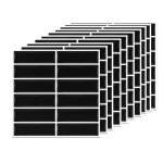 Autocollants carrelage 3d - aufun - imitation ciment - rectangulaire - noir - 30 cm x 30 cm