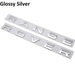 Autocollant chrom� de couverture de capot de voiture embl�me pour land rover range rover freelander sport ...
