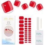 Autocollants gel pour ongles dorteils - 32 bandes semi - durcies aux uv - art et manucure professionnelle ...