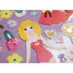 Autocollants - habille ta princesse ! - paillettes