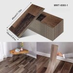 Autocollant de sol �pais en grain de bois ciment industriel vinyle pvc autocollant de sol carrelage imperm�abl ...