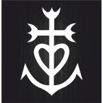 Autocollant sticker croix camargue camargaise