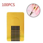 Autocollant support de papier  ongles pour uv gel ongle manucure - 100pcs