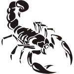 Autocollants de voiture d�calque de vinyle stickers pour voiture autocollant de voiture 3d scorpion motif ...