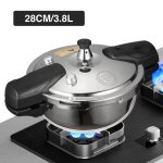 Autocuiseur de 38 l et 80 kpa avec une large ouverture de 28 cm fabriqu� en acier inoxydable 304 �pais. ...