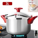 Autocuiseurs 3l en acier inoxydable avec double poign�e multicuiseur � cuisson antid�flagrant renforc� ...