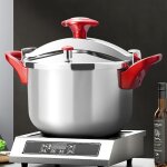 Autocuiseur en acier inoxydable 3l cocotte - minute version renforc�e compatible les plaques de cuisson ...
