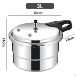 Autocuiseur en aluminium 3l ? taille 18 cm ? compatible gaz et induction ? marmite minute - pour petites ...