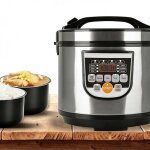 Autocuiseur - cuiseur � riz multifonction 5l 700w - cuve antiadh�sive - pour riz soupe rago�t porridge ...