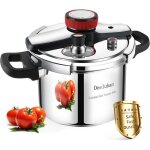 Autocuiseur induction 4l inox 304 ? cocotte minute grande capacit� ? 3 niveaux de pression s�curit� anti ...