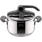 Autocuiseur - lagostina - mia lagoeasyup - acier inoxydable 18 / 10 - 5 l - induction et gaz - ouverture ...