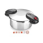 Autocuiseur alza 25 l inox ? 2 niveaux de pression (60 / 100 kpa) s�curit� triple