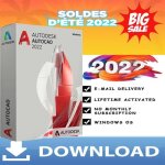 Logiciel - autodesk - autocad 2022 - licence perp�tuelle - t�l�chargement - windows