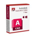 Logiciel - autodesk - autocad lt 2024 - licence officielle 1 an - assistance technique gratuite - windows ...
