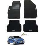 Autoforniture italia tapis de sol de tapis moquette sur mesure avec 4 logos pour aveo 2011>