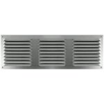Autogyre grille alu anodis  persienne en applique - 150x300 mm - sans moustiquaire