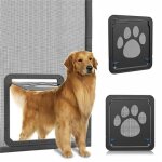Porte pour animaux de compagnie - aqsacokiya - 14 x 16 - abs - extrieur - verrou automatique