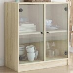 Automne / hiver armoire vaisselier - bahut de rangement pour s�jour - armoire lat�rale avec portes en ...