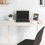 Automne / hiver blanc dessus de bureau blanc 80x40x25cm - bois massif de pin - hauteur:2. 5cm dec8754205 ...