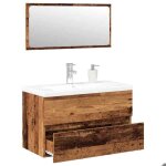 Automne / hiver brun ensemble de meubles salle de bain bois ding�nierie - hauteur?45cm nove7478746