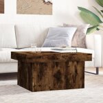 Automne / hiver brun table basse carr�e - ch�ne fum� 100x55x40cm - bois ding�nierie - hauteur:40cm dec8148909 ...