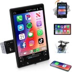 Autoradio 1 din 104 �cran tactile rotatif avec carplay & android auto c�bl� bluetooth fm mirror link ...
