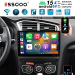 Autoradio android 2 din - essgoo - pour citroen c4 ii (2011 - 2018) - �cran 10 pouces - carplay - android ...
