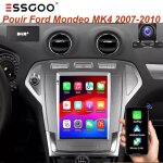 Autoradio android 2din - essgoo - 9. 7 pouces - pour ford mondeo mk4 2007 - 2010 - carplay - android ...