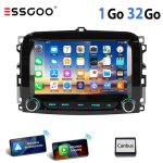 Autoradio android pour fiat 500l - essgoo - android 15 - 7 pouces - fiat 500l 2012 - 2017 - carplay - ...