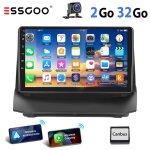 Autoradio android pour ford fiesta - essgoo - 9 pouces - �cran tactile hd - carplay - android auto - ...