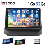 Autoradio android pour ford fiesta - essgoo - �cran tactile 9 pouces - carplay - android auto - gps int�gr� ...