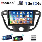 Autoradio android pour ford transit custom - essgoo - 9 pouces - �cran tactile hd ips - carplay - android ...