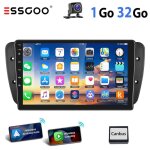 Autoradio android pour seat ibiza - essgoo - 9 pouces - �cran tactile ips hd - carplay - android auto ...