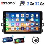 Autoradio android pour toyota auris - essgoo - 9 pouces - �cran tactile ips - gps int�gr� - cam�ra de ...