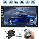 Autoradio bluetooth 7 pouces dual 2 din car autoradio hd lecteur bluetooth dvd - cd - usb - aux - in ...